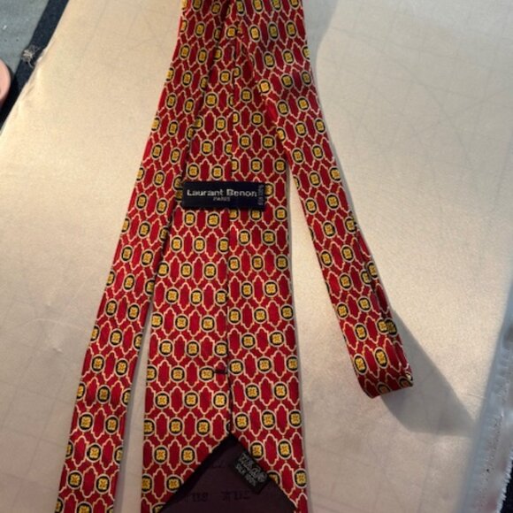 Laurant Benon silk tie - Picture 3 of 4